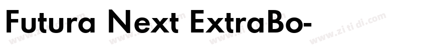 Futura Next ExtraBo字体转换